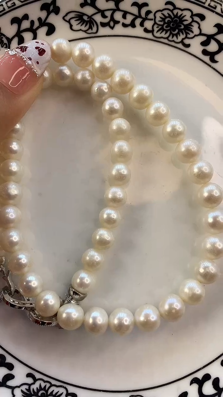 【闪购商品】淡水珍珠项链合金20