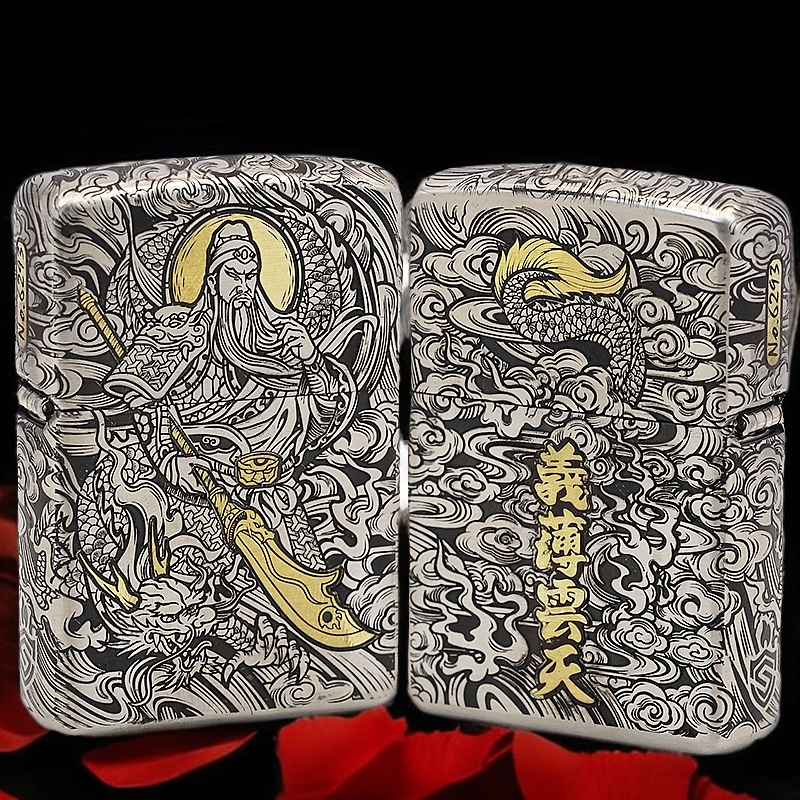 ZIPPO/之宝【关公】套壳正品煤油打火机KF-DF