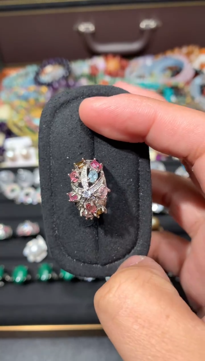 未镶嵌戒指碧玺K26【多样性发其一】