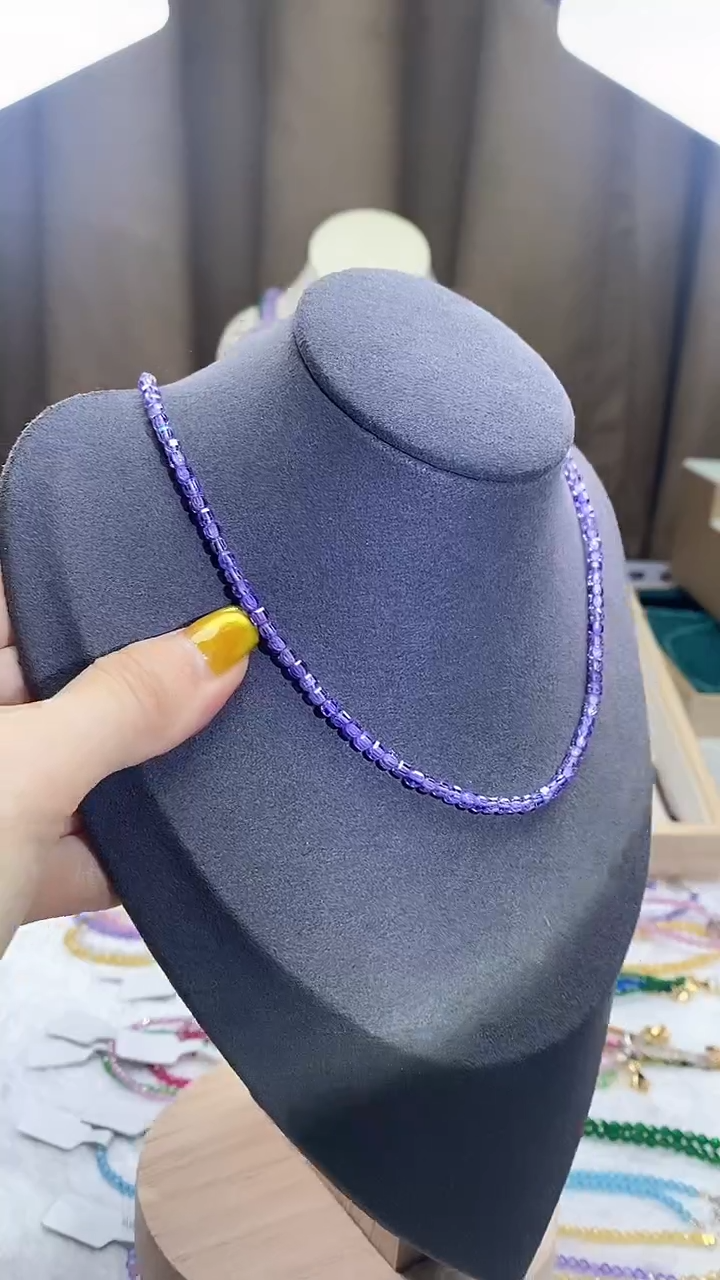 【闪购商品】坦桑石项链14K金镶嵌诗宁甄选珠宝SYZB08