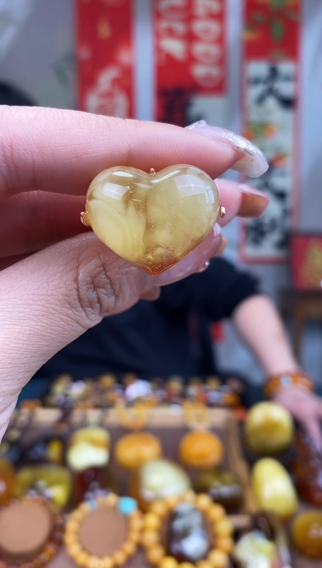 【闪购商品】琥珀裸石银S925镶嵌基地发货 一物一证 顺丰包邮