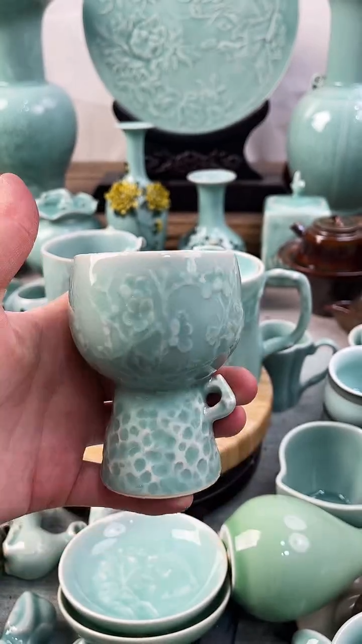 【闪购商品】福利款 慧仙青瓷 瓷器 主人杯