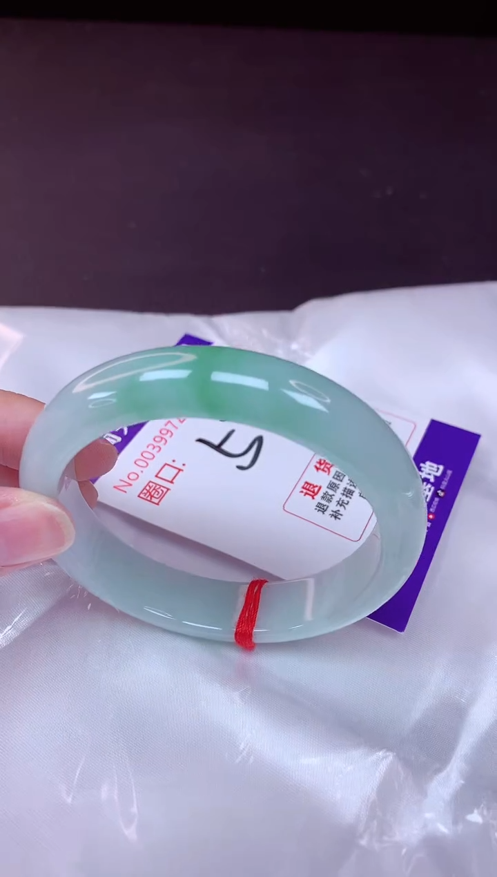 未镶嵌手镯翡翠57（48小时鉴赏期 ）