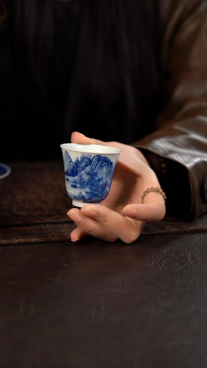 【闪购商品】杯HLX陶瓷重工山水甄选闻香杯 随机