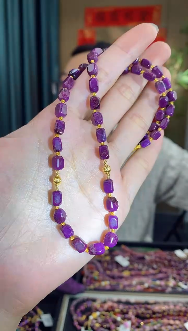 【闪购商品】苏纪石（舒俱来）项链18K金镶嵌473