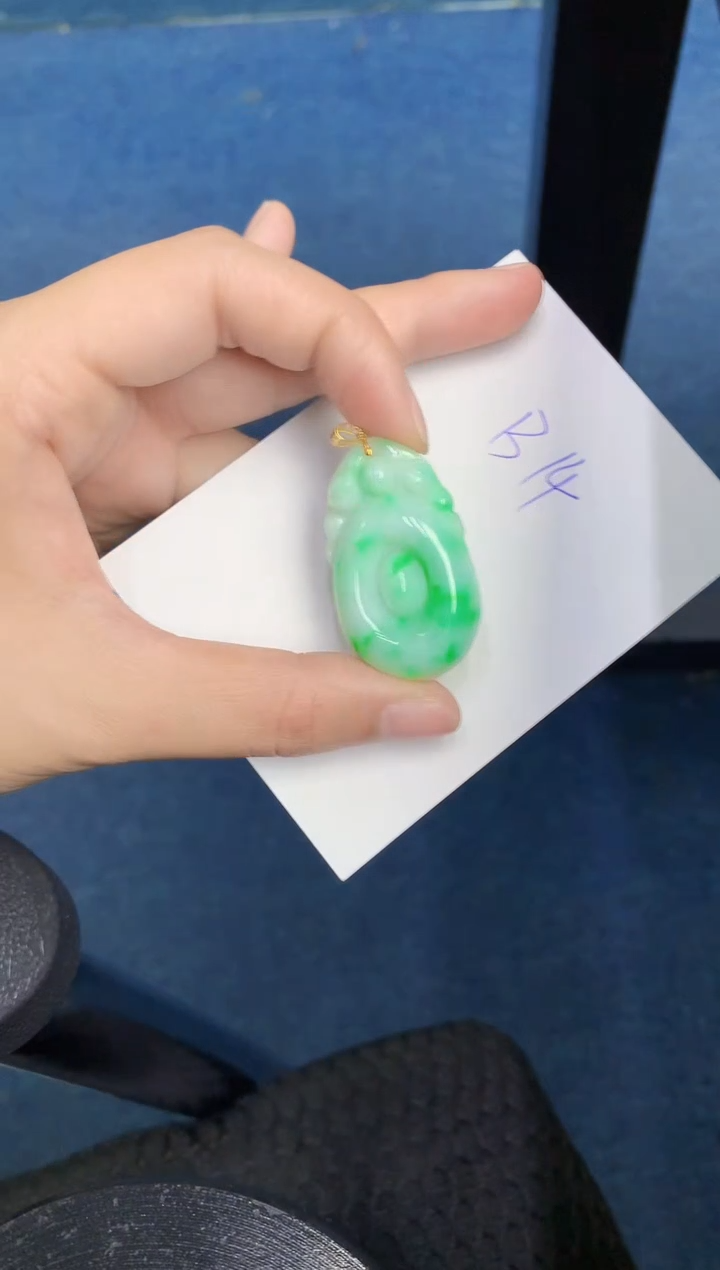 【闪购商品】翡翠颈饰18K金镶嵌000000000