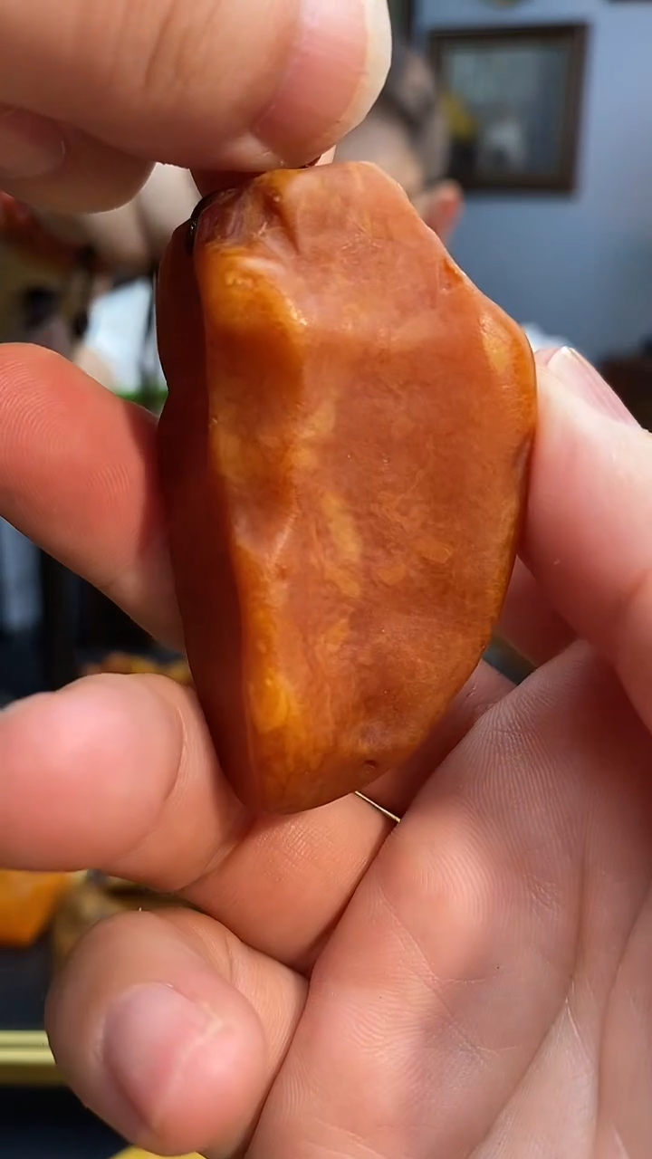 琥珀颈饰未镶嵌吊坠