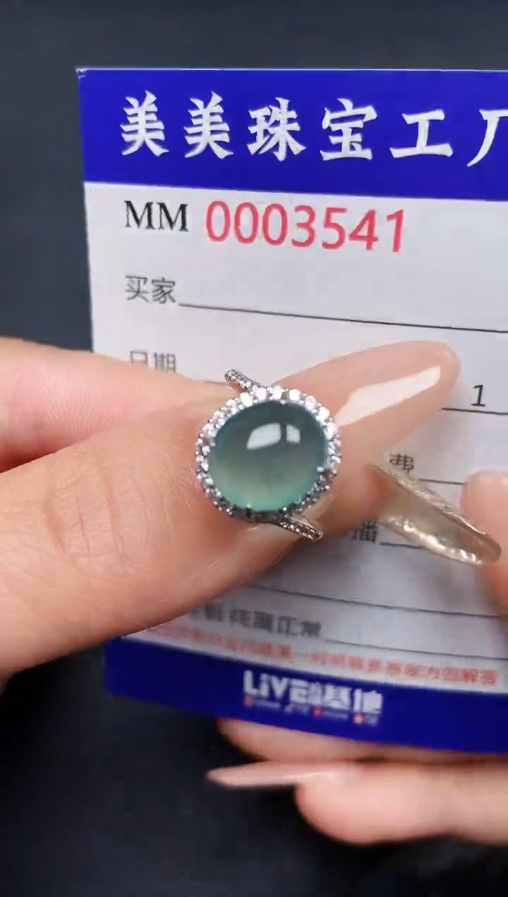 【闪购商品】翡翠颈饰银S925镶嵌3541