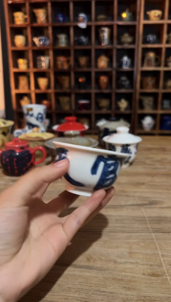 【闪购商品】观云听雨原创手绘茶具