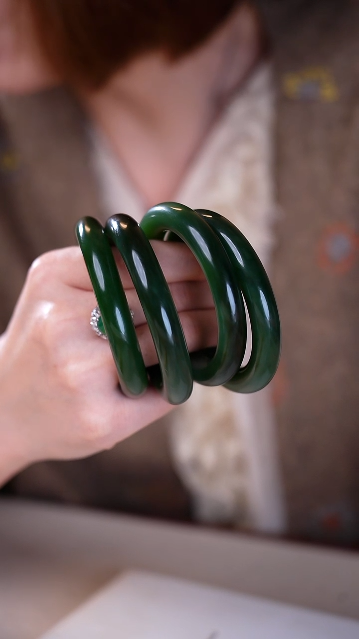 未镶嵌手镯和田玉【小涵专属】52.8-53-54-56