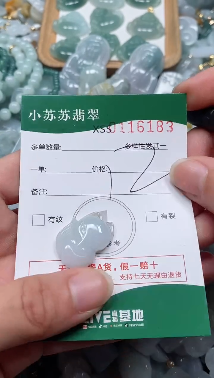 【闪购商品】翡翠颈饰未镶嵌闪购商品0116183