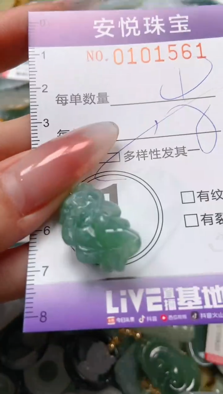 【闪购商品】翡翠颈饰未镶嵌闪购0101561多样性发其一