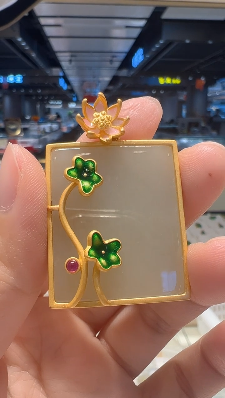 【闪购商品】和田玉颈饰银S925镶嵌17