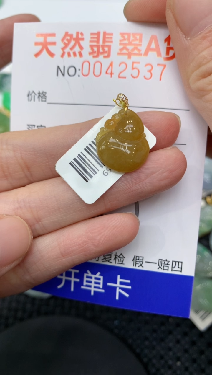 【闪购商品】翡翠颈饰18K金镶嵌11111111