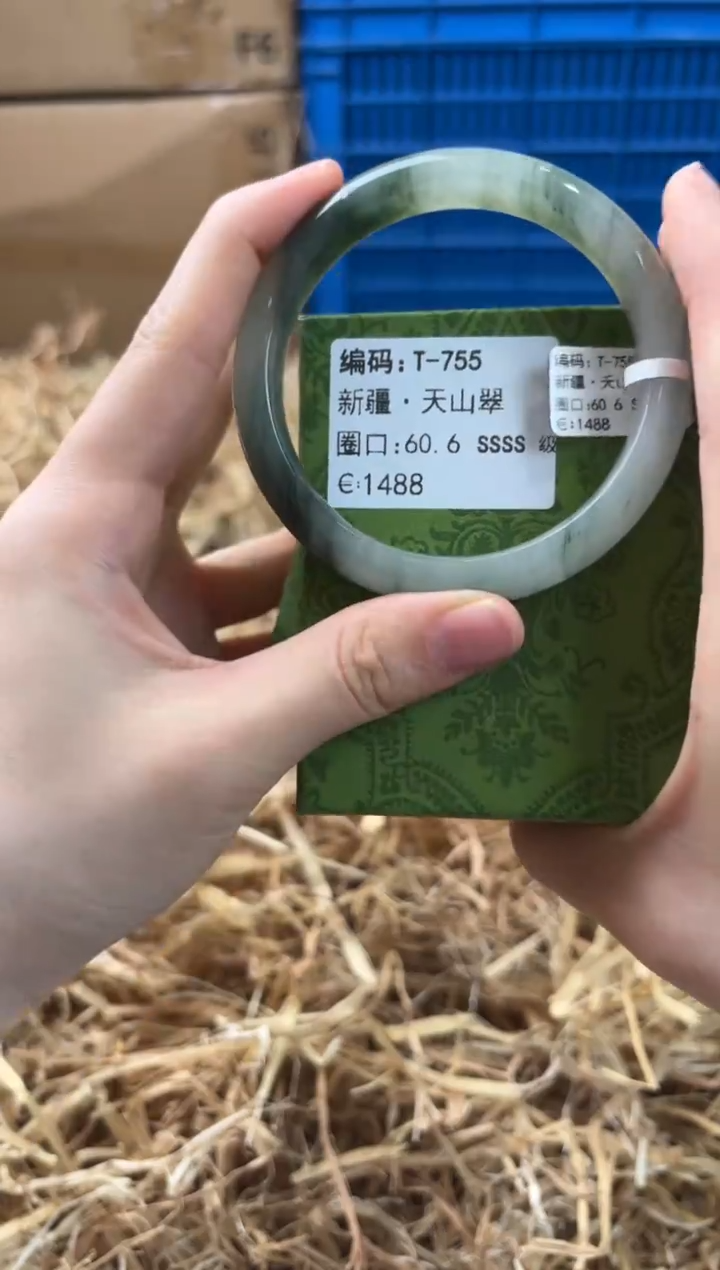 未镶嵌手镯石英质玉T-755