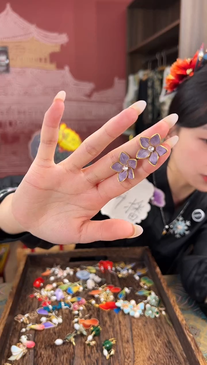【闪购商品】刺绣苏绣世家非遗手工（耳环） 