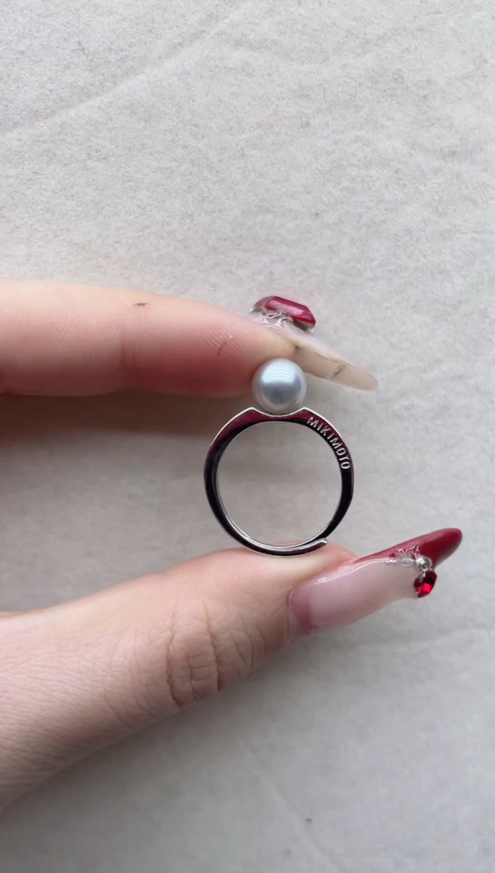 【闪购商品】海水珍珠戒指银S925镶嵌Y30