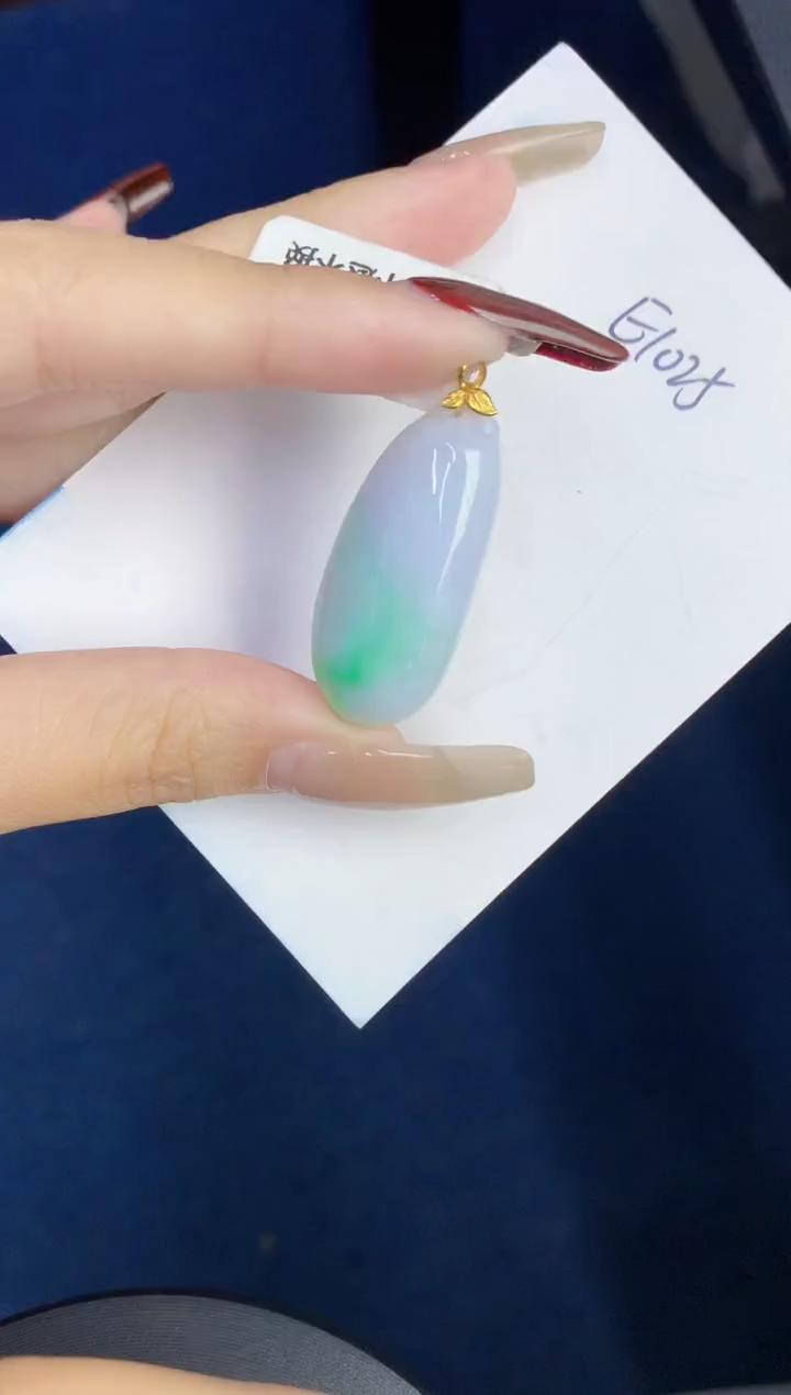 【闪购商品】翡翠颈饰18K金镶嵌0000000000