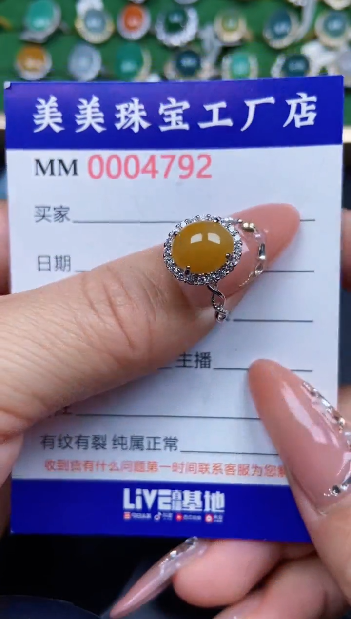 【闪购商品】翡翠颈饰银S925镶嵌4792