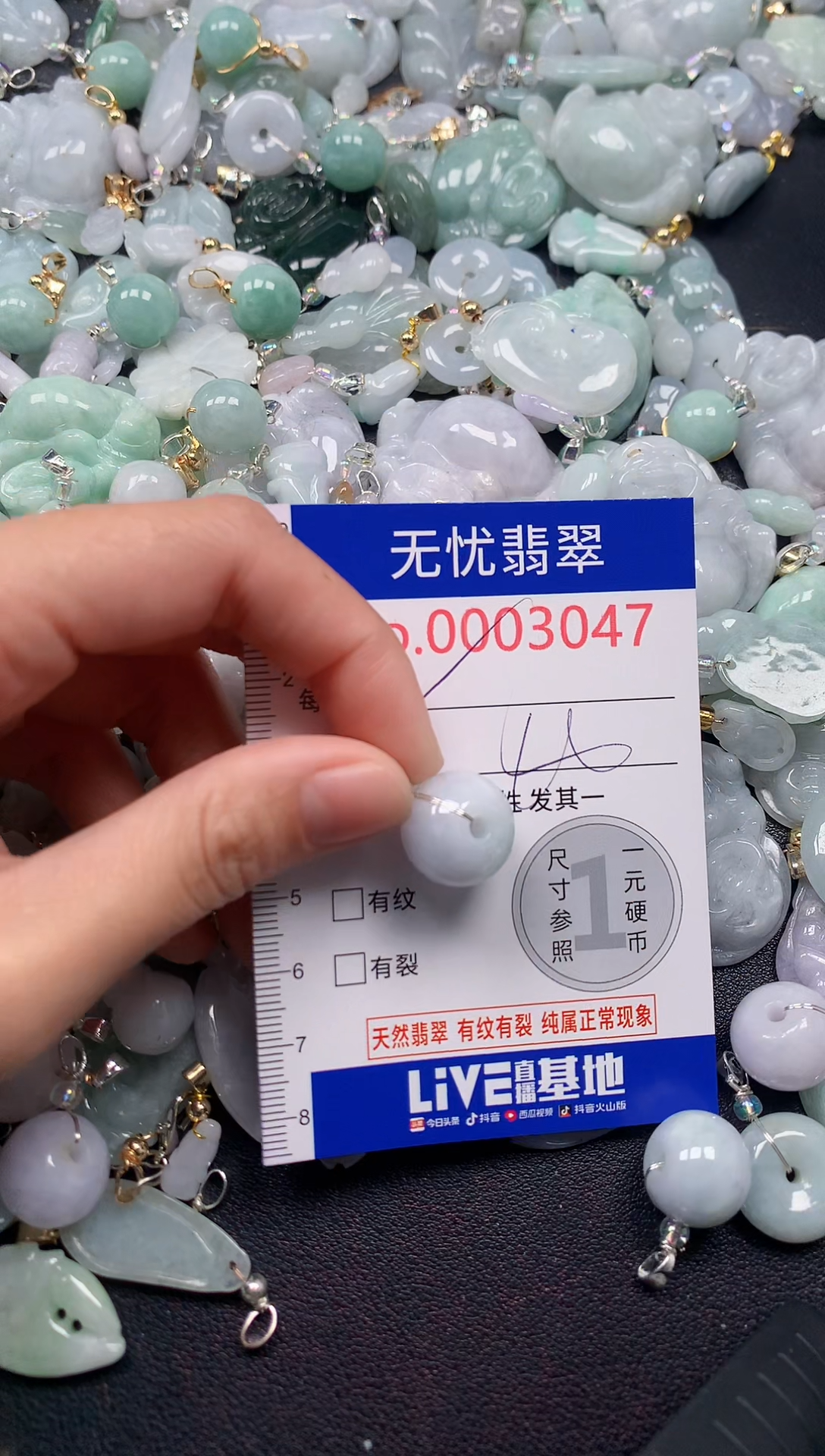 颈饰未镶嵌翡翠3047