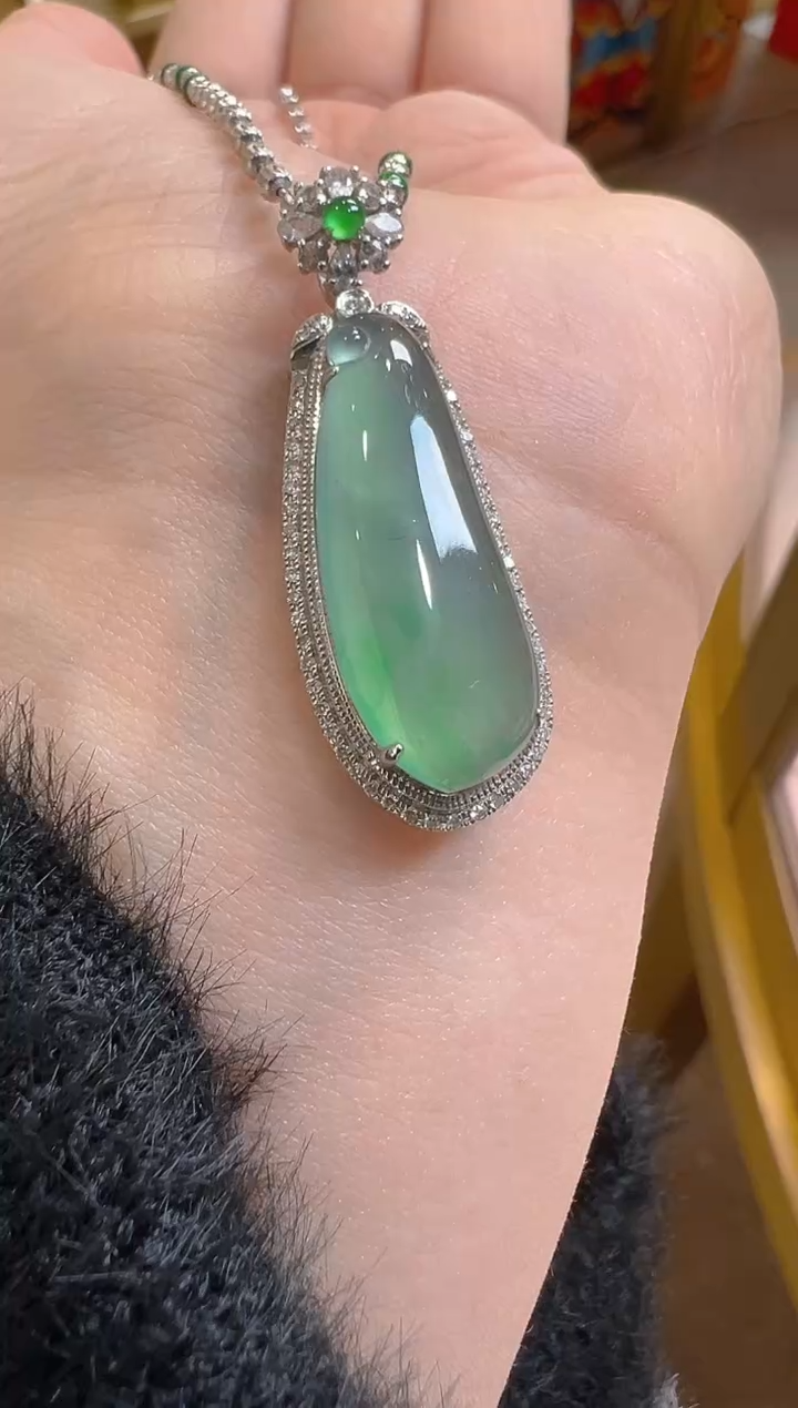 【闪购商品】翡翠吊坠(不含链)18K金镶嵌多样性团购发一件