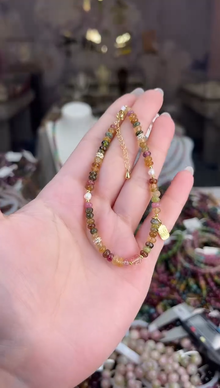 【闪购商品】碧玺/未镶嵌碧玺手链多样性发货