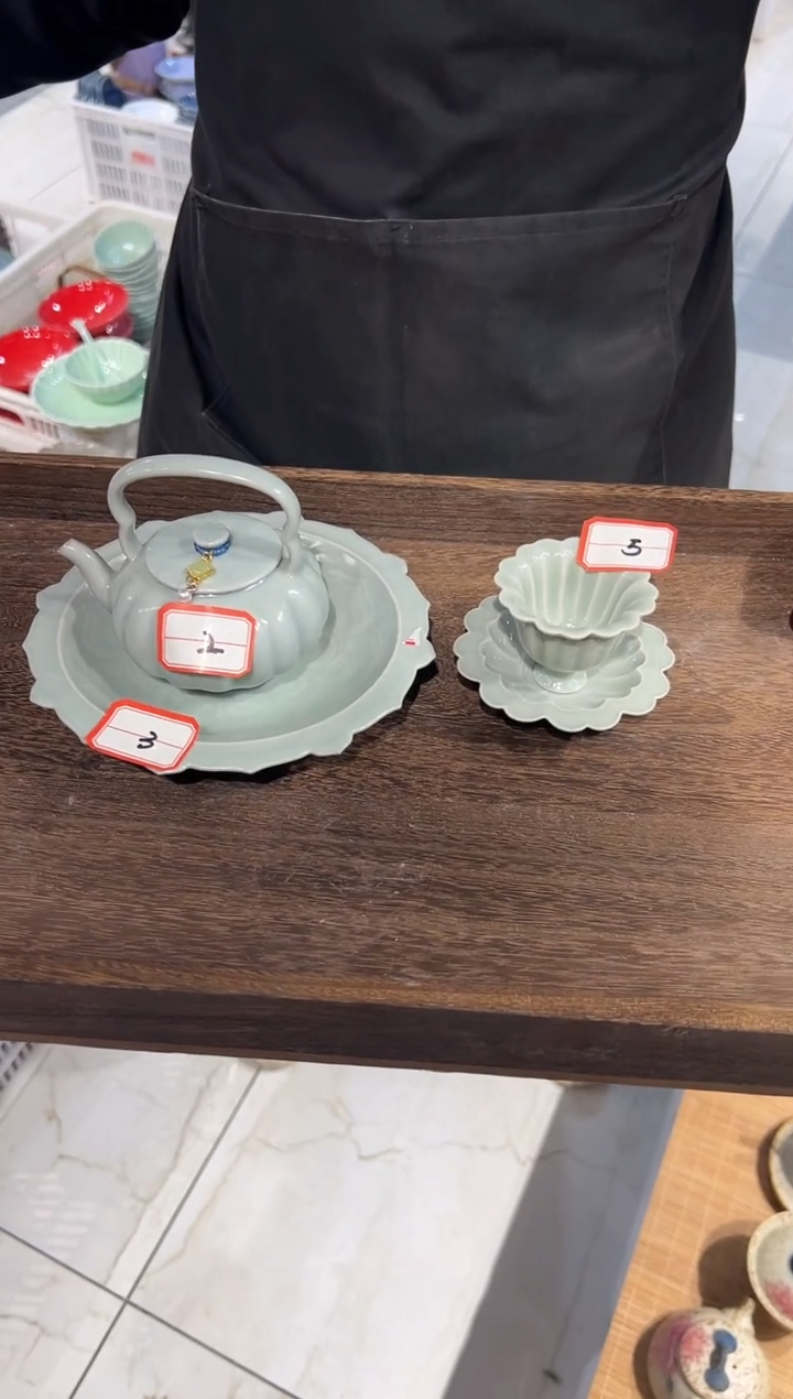 瓷片瓷北溪堂茶具 正品