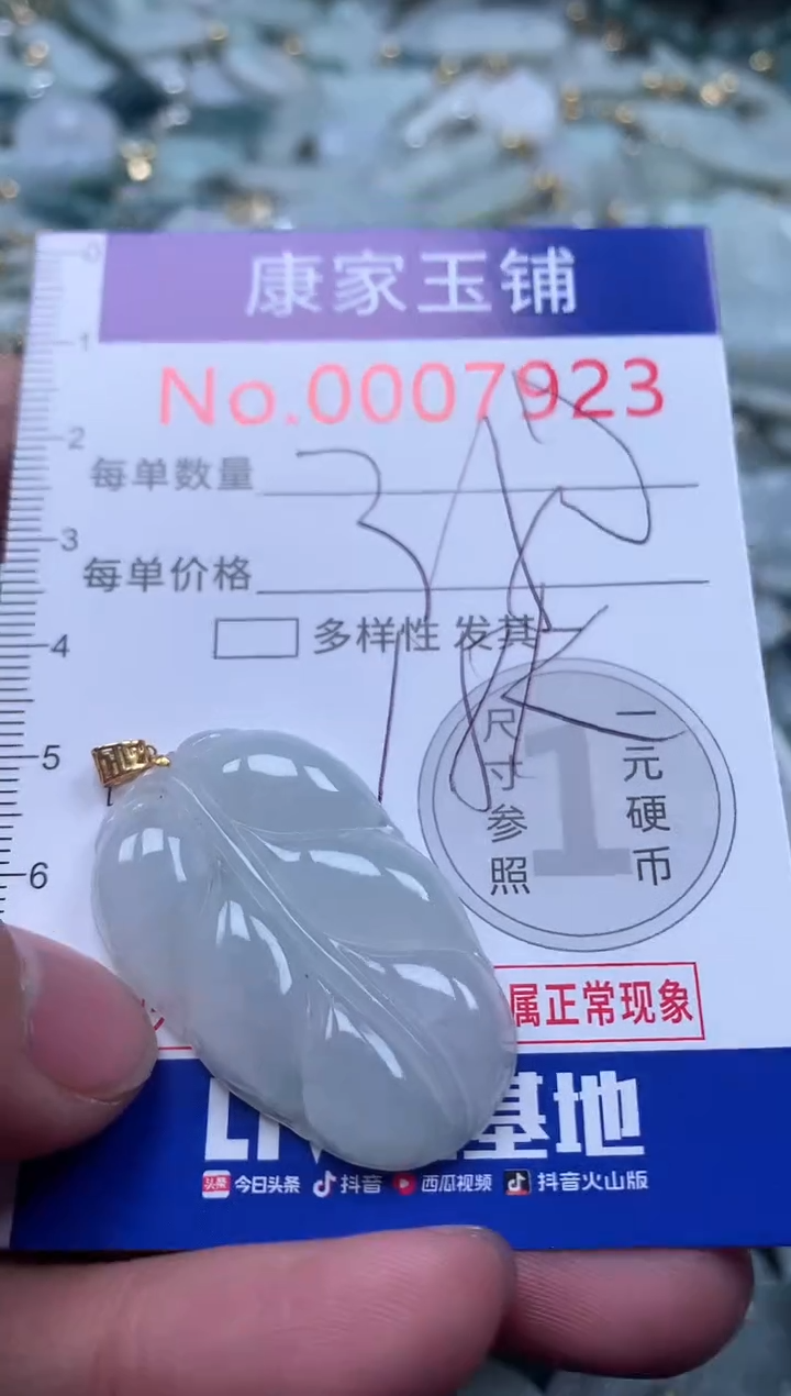 【闪购商品】翡翠吊坠(不含链)未镶嵌7923