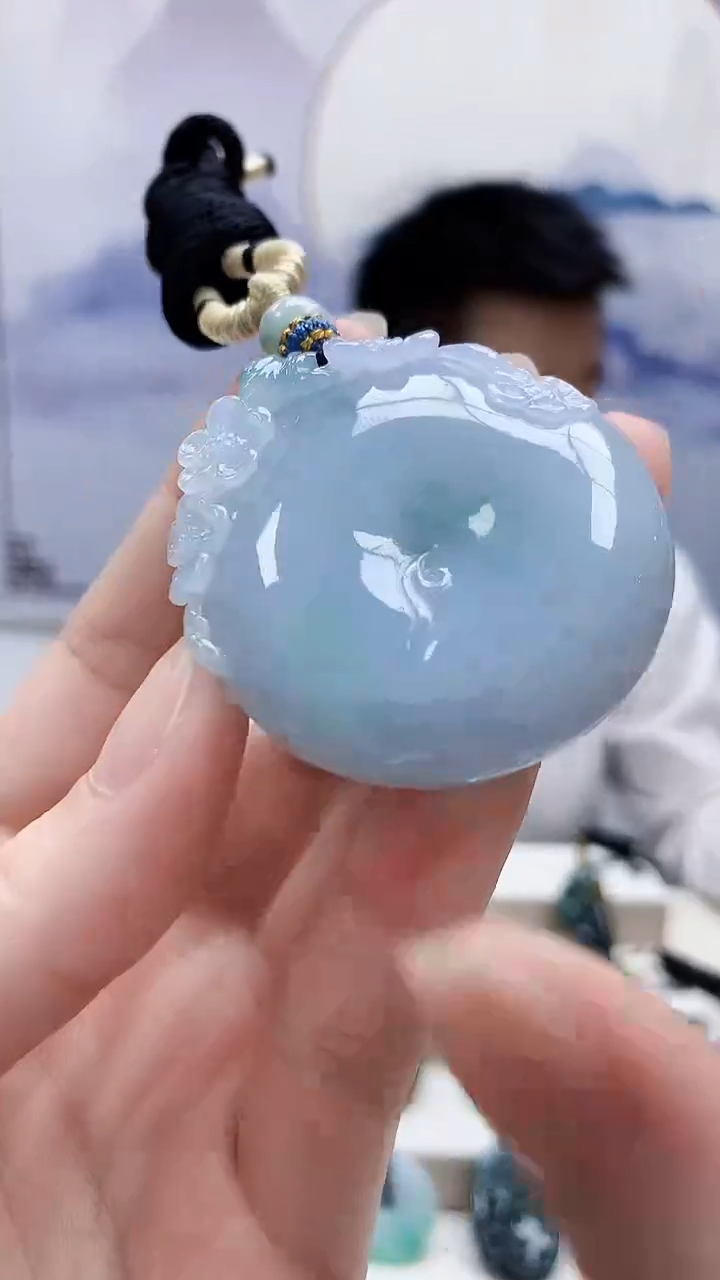 未镶嵌定制翡翠5028ry-毛货挂件64