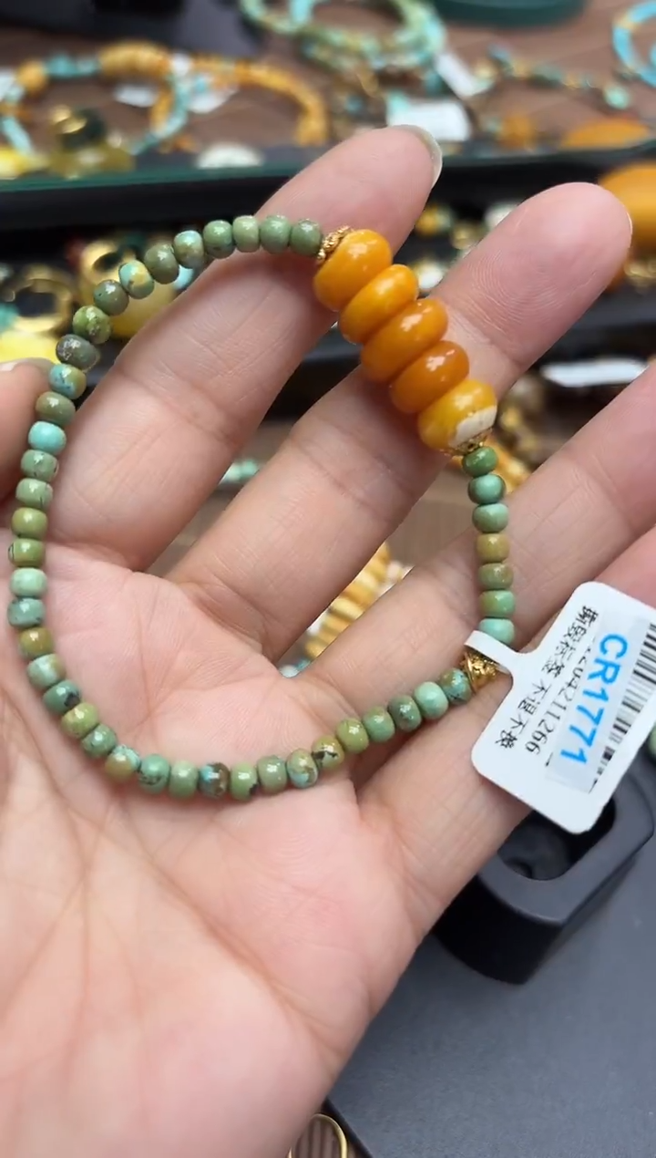 未镶嵌绿松石颈饰多样性发一件设计款