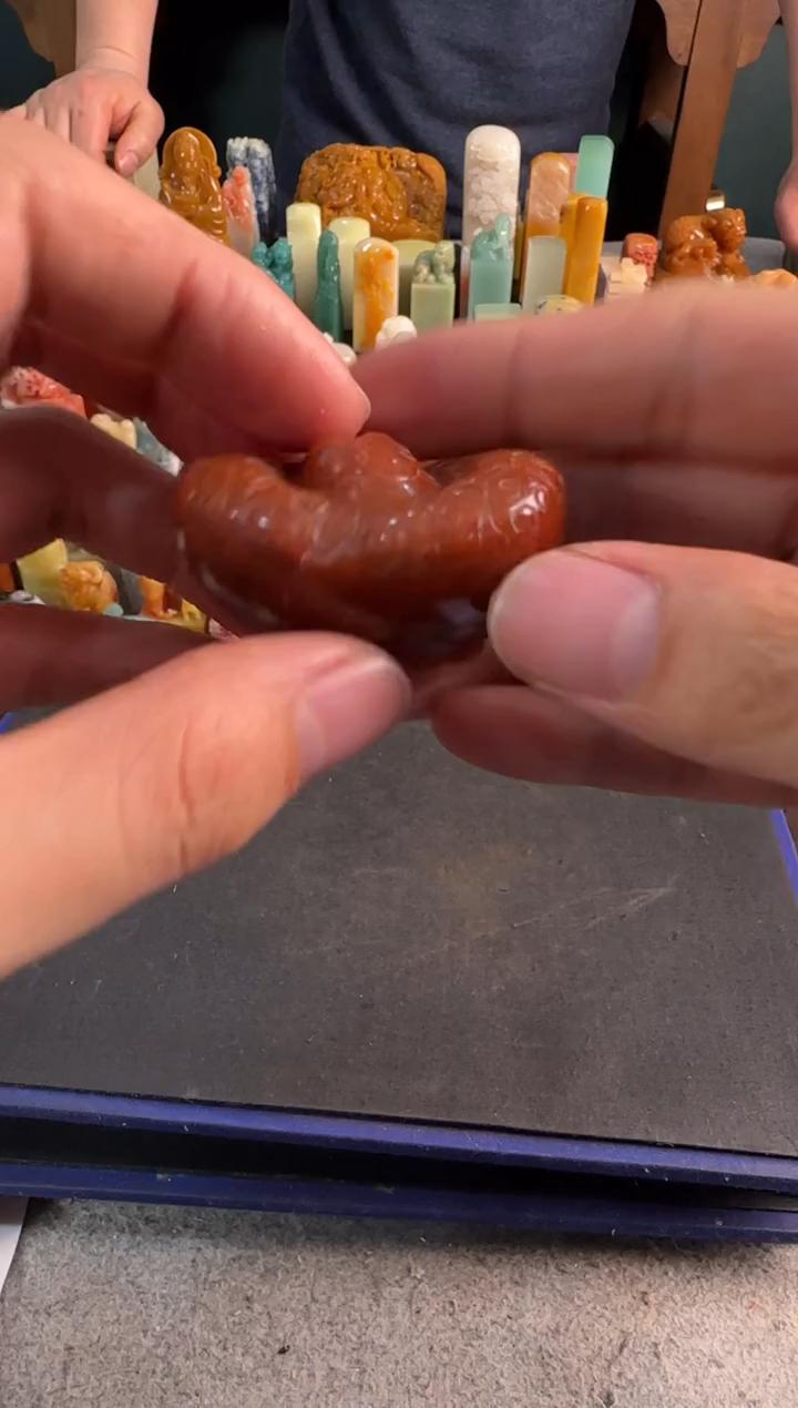 【闪购商品】青田石印石西泠红元宝蛇包两字