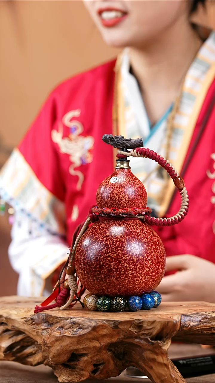 【闪购商品】73—光岳葫天然大漆酒葫芦不含漆珠