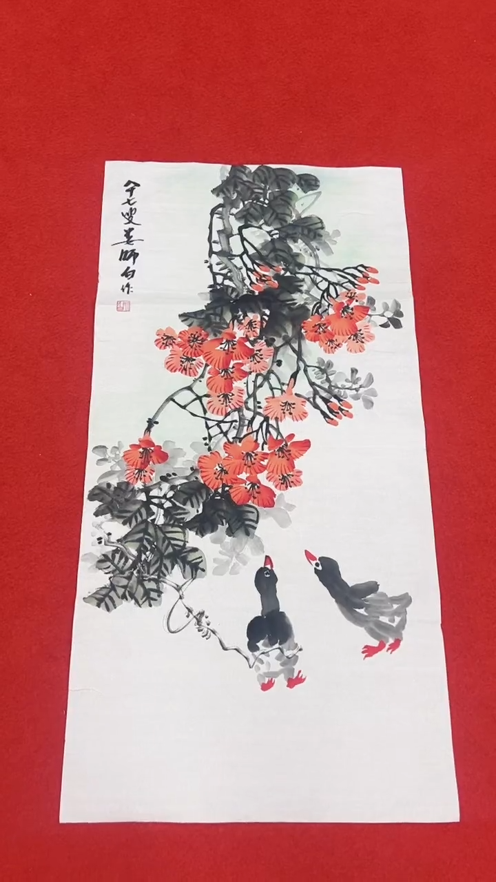 国画老师纯手绘作品