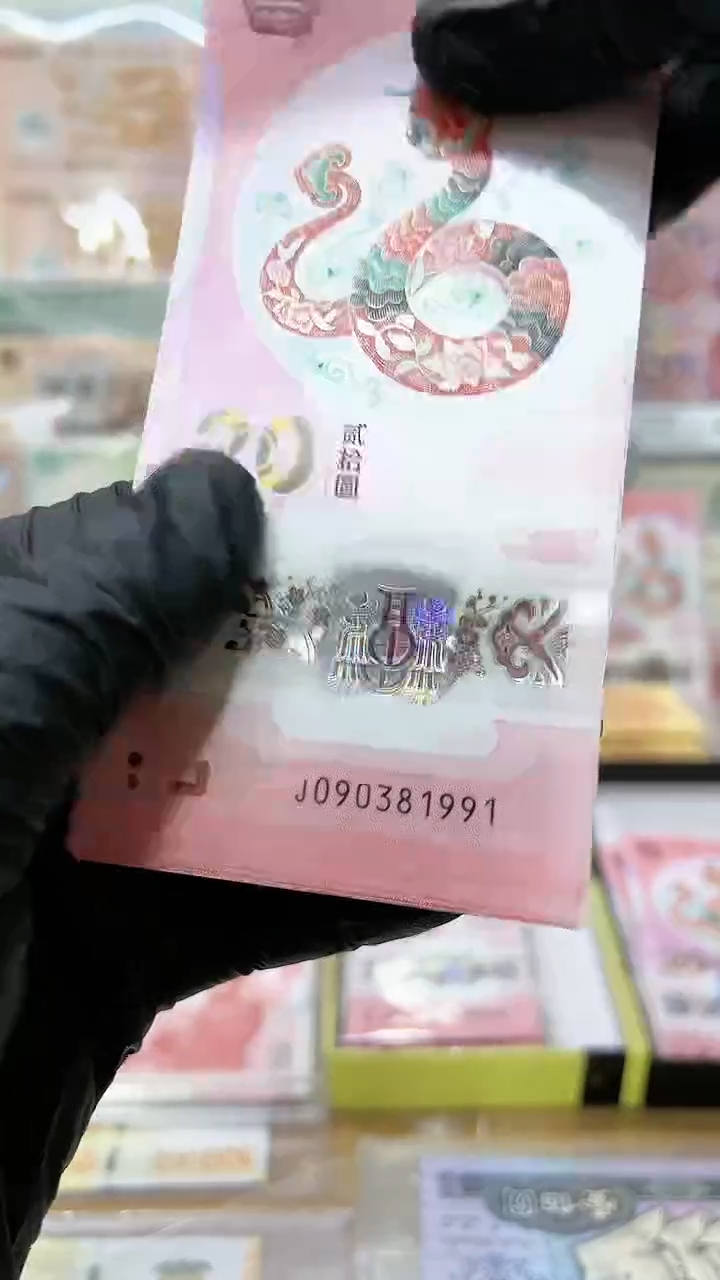 【闪购商品】生肖蛇钞，十张，靓号