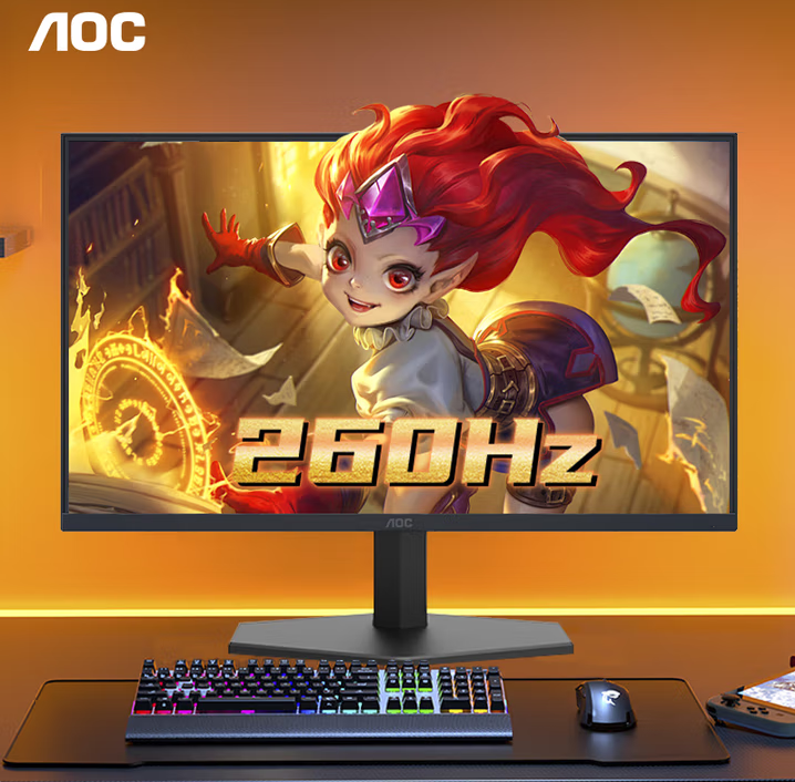 AOC  27G11ZE3 27英寸 260Hz 1080P高清电竞显示器
