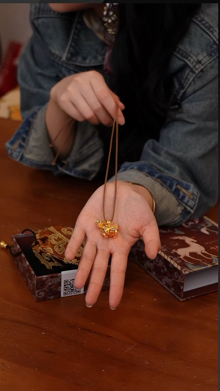 陶63-香囊胖葫芦项链挂件【CF6303】