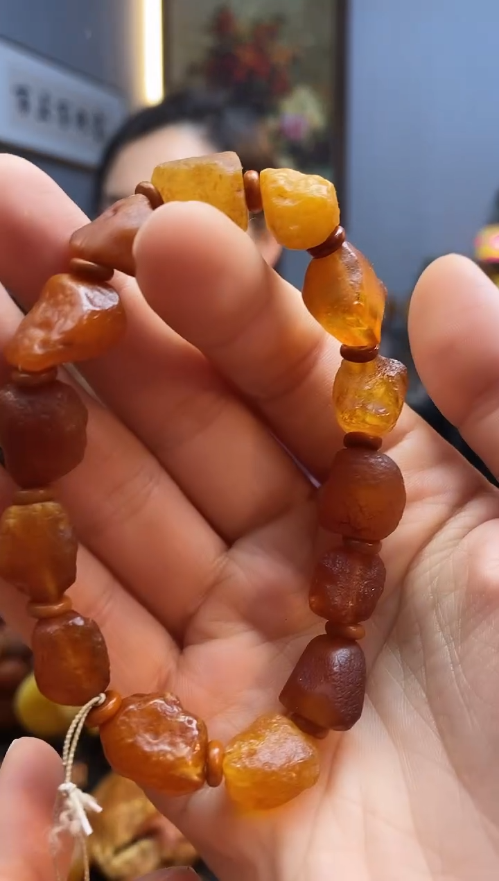 手串琥珀未镶嵌手串