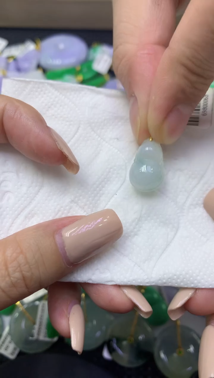 颈饰未镶嵌翡翠天然缅甸翡翠A货