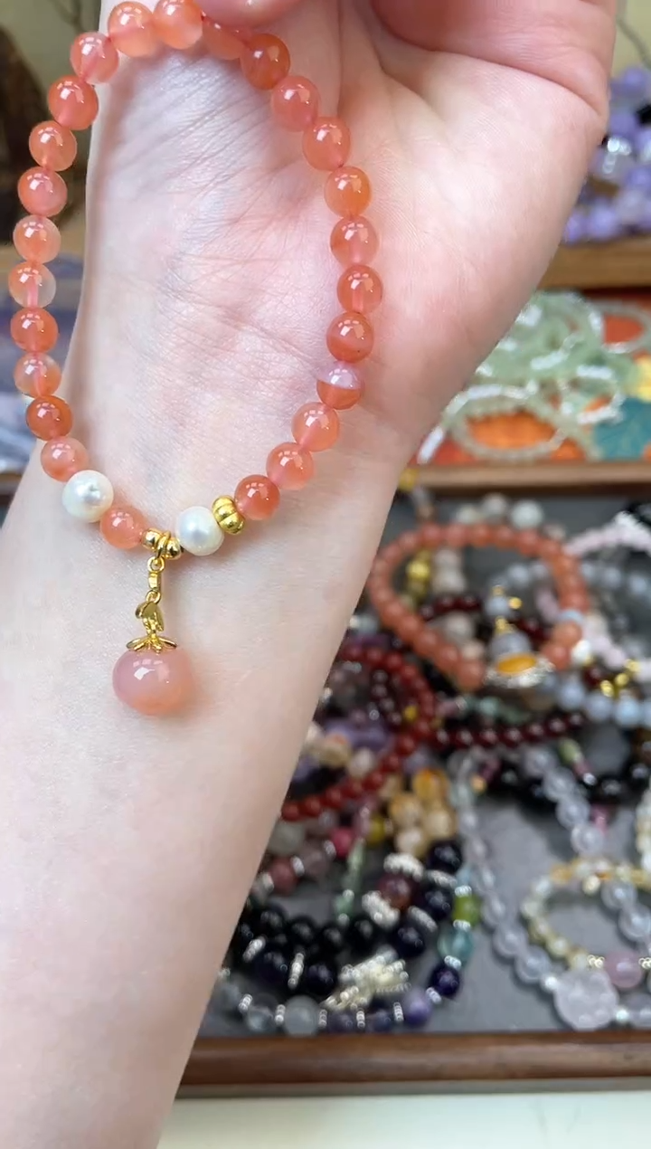 【闪购商品】玛瑙手饰未镶嵌216手串