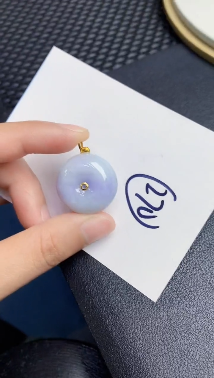 【闪购商品】翡翠颈饰18K金镶嵌000000000