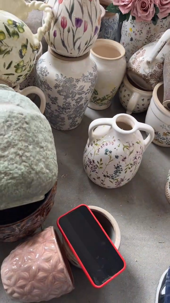 【闪购商品】陶瓷花盆高21.5cm内口4.5cm