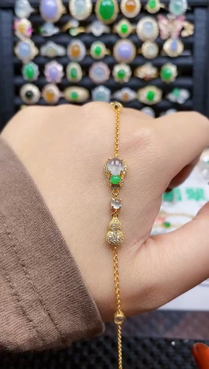 银S925镶嵌戒指翡翠256