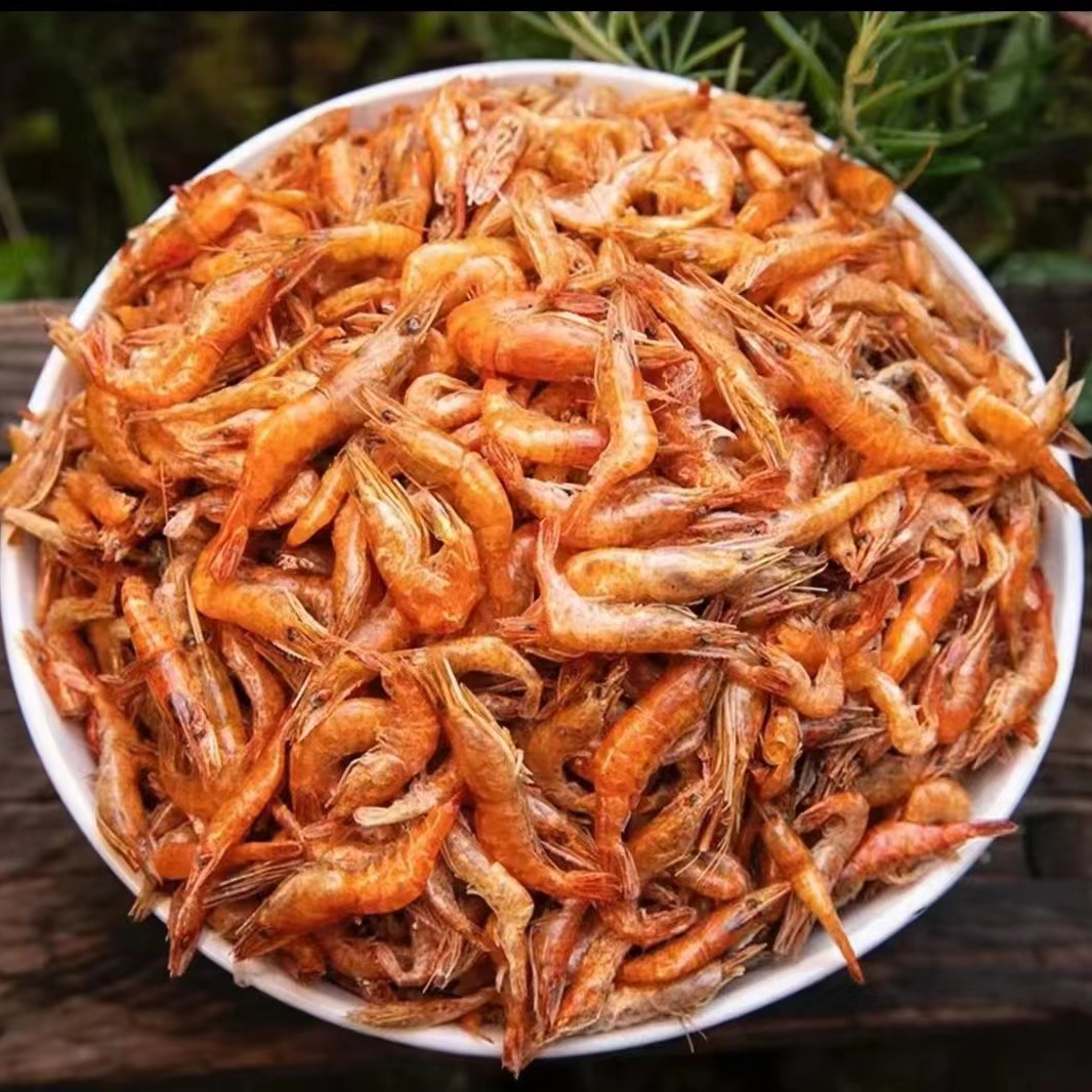 甘家风味湖北特产农家小河虾淡水河虾自然晒干无盐无油顺丰包邮