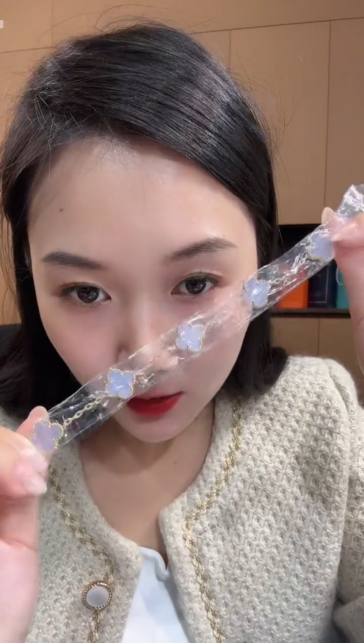 【闪购商品】玛瑙/玉髓手链18K金镶嵌紫色k黄，五花手链GHJ