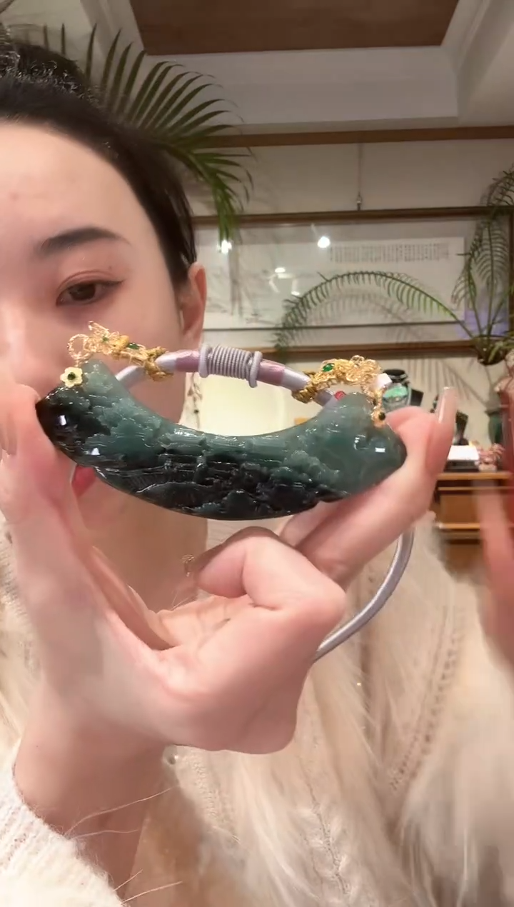 【闪购商品】翡翠颈饰未镶嵌国风