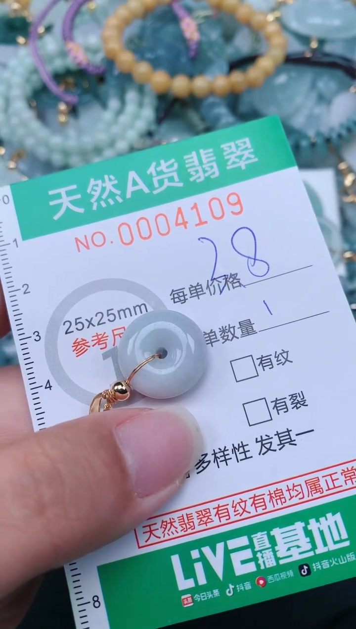 翡翠未镶嵌颈饰.0004109