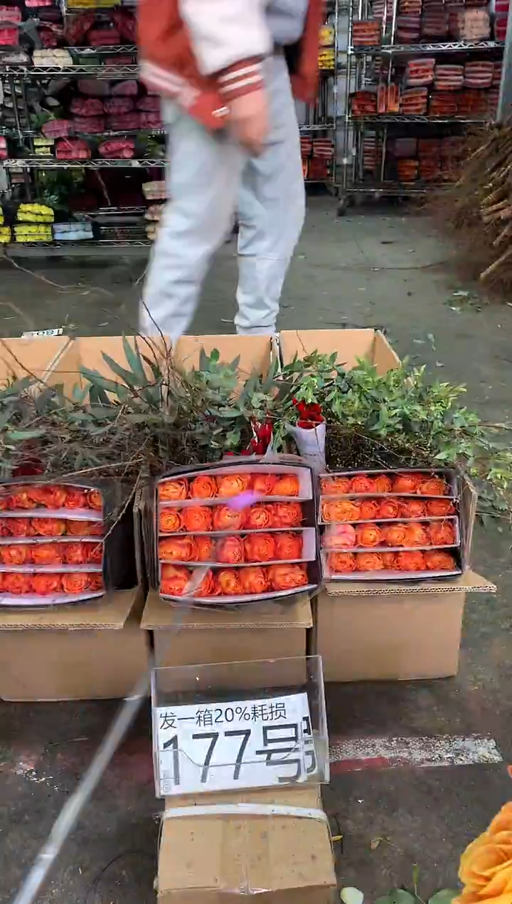 177号♥中通含20%耗损发一箱鲜花