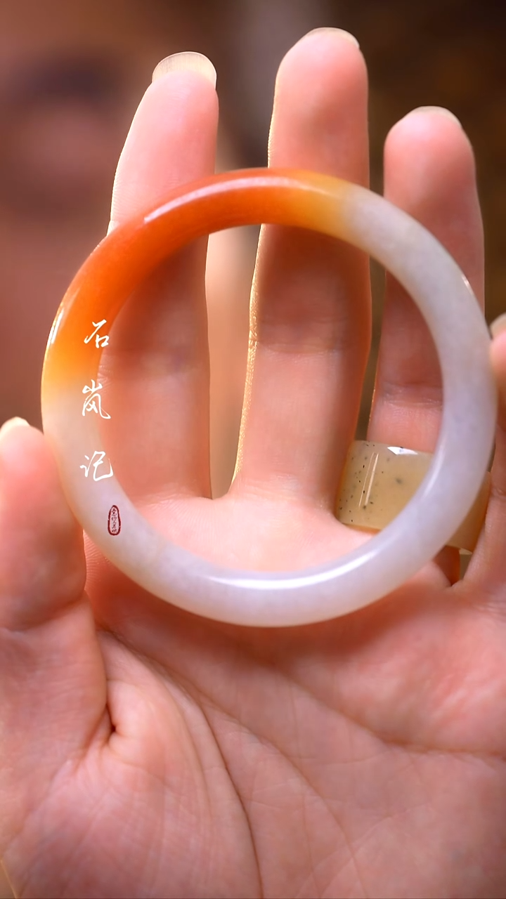 未镶嵌手镯翡翠红翡天然无烧红