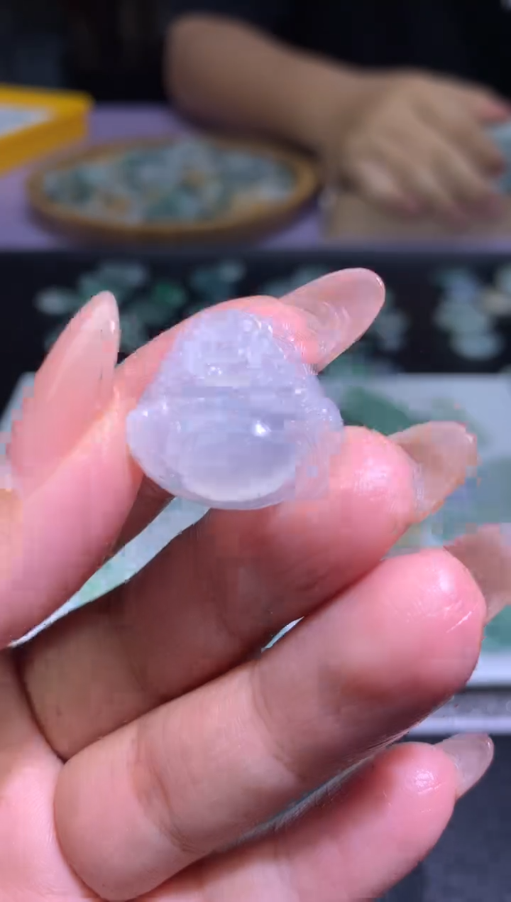 定制翡翠未镶嵌毛货