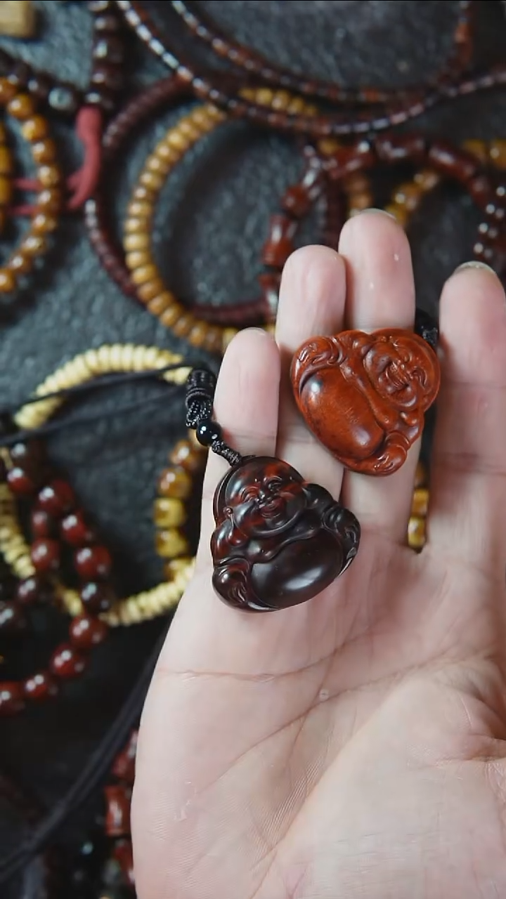 吊坠小叶紫檀SG001 印度小叶紫檀佛牌吊坠 多样性发其一